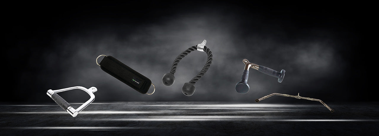 Cable attachments for weight lifting from Mac Strength Gym Equipment