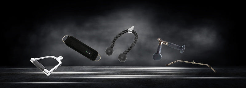 Cable attachments for weight lifting from Mac Strength Gym Equipment