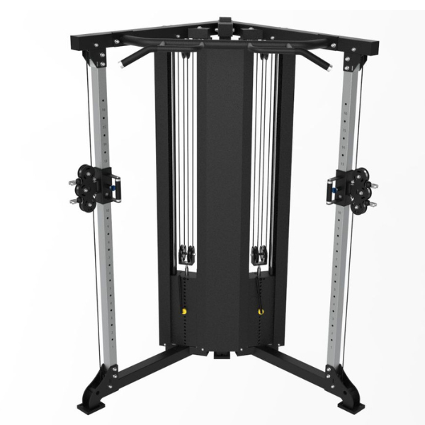 Compact corner Dual adjustable pulley