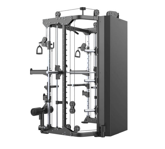 Multi function smith machine 120kg combined weight stacks