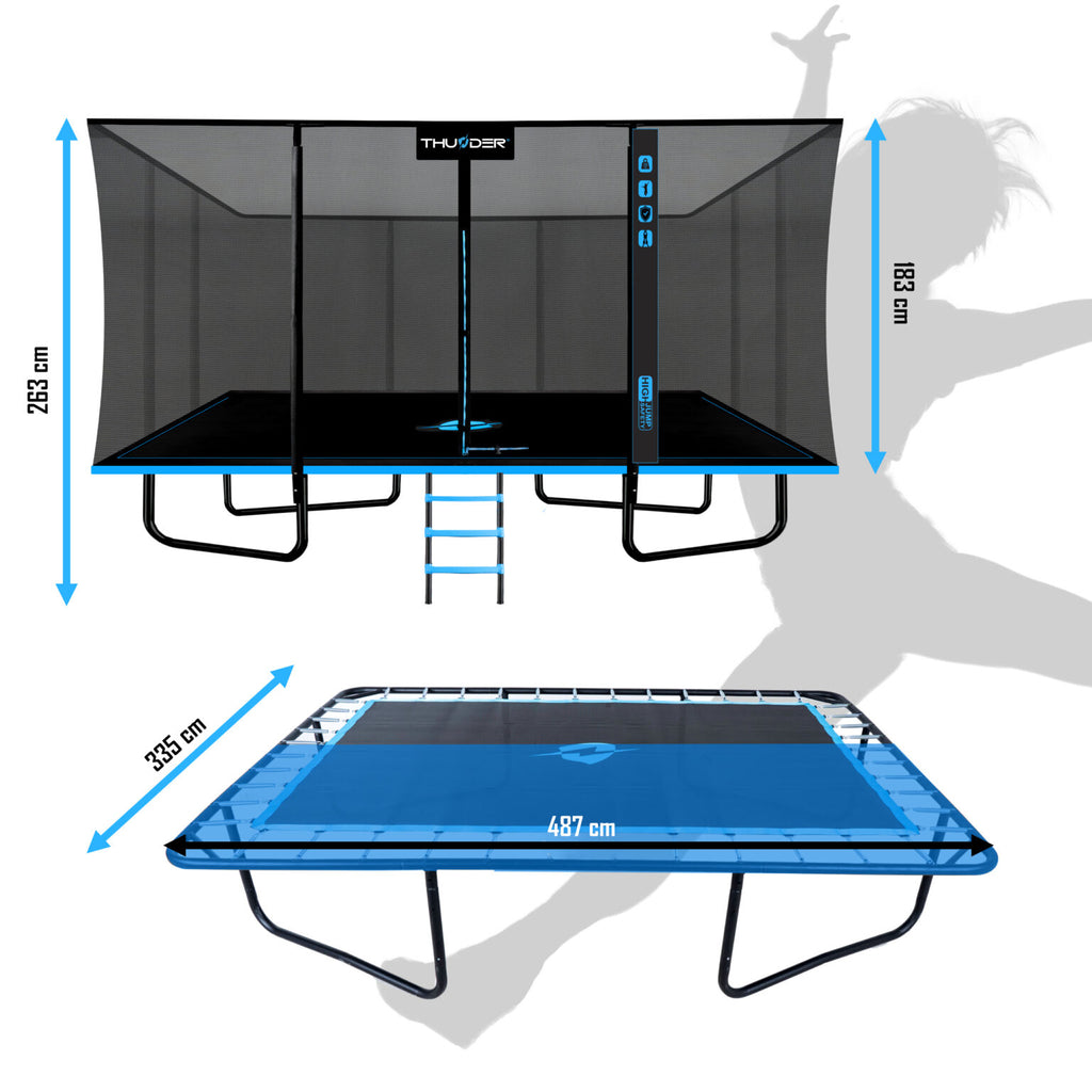Thunder Pro 11ft x 16ft Trampoline