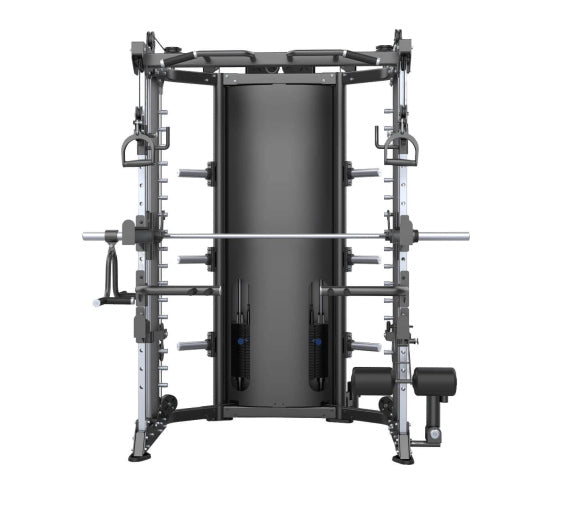 Multi function smith machine 120kg combined weight stacks