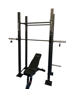 Freestanding crossfit rig with storage