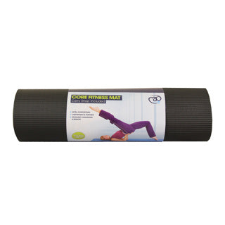 Core fitness Yoga Pilates mat 10mm Black