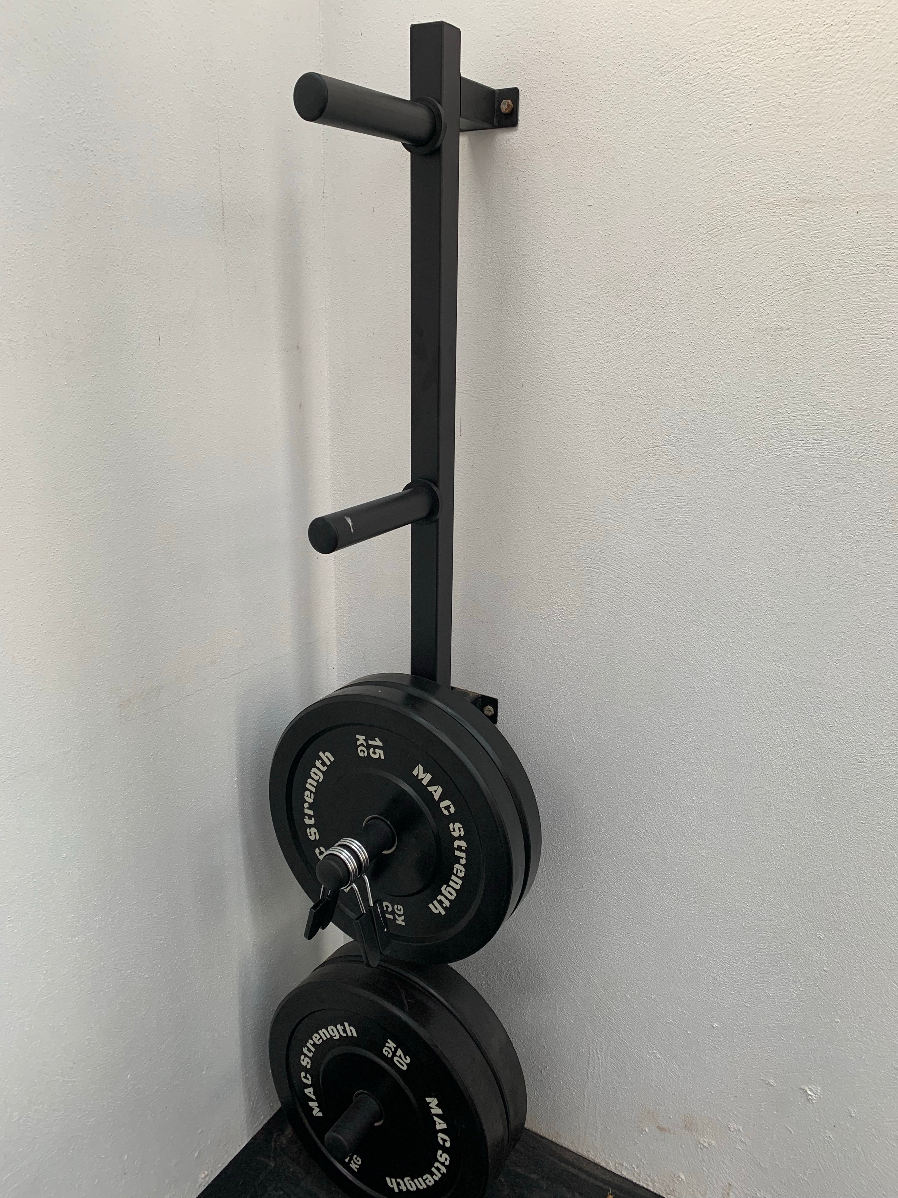 Wall mounted storage bumper plate holder (free delivery)