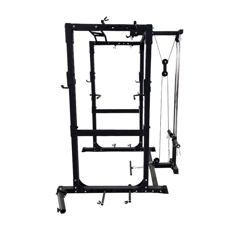 MAXIMUS Power rack with cable pulley system & landmine
