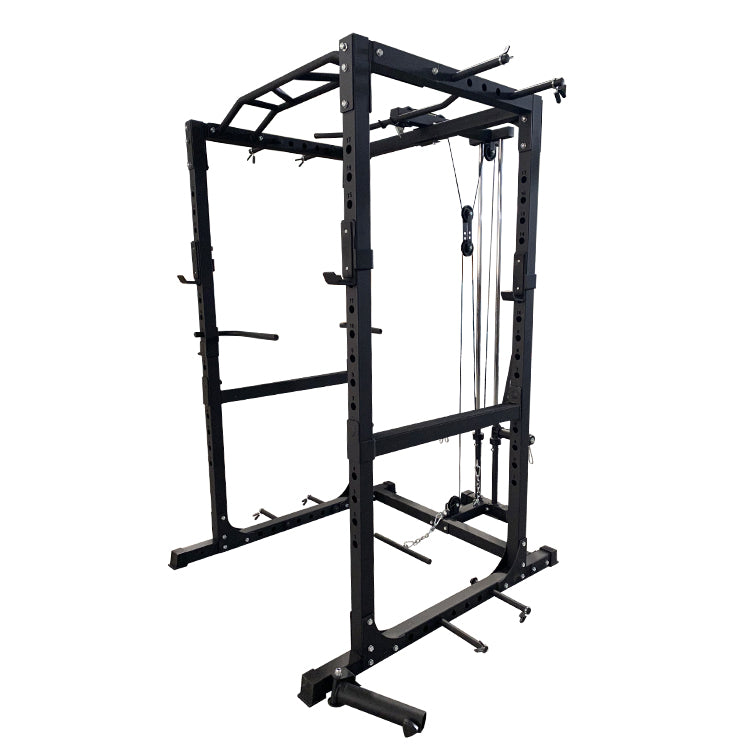 MAXIMUS Power rack with cable pulley system & landmine