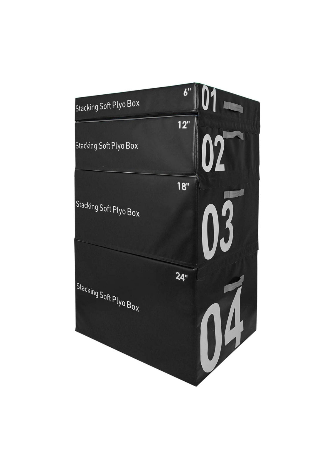 Stackable commercial plyo boxes