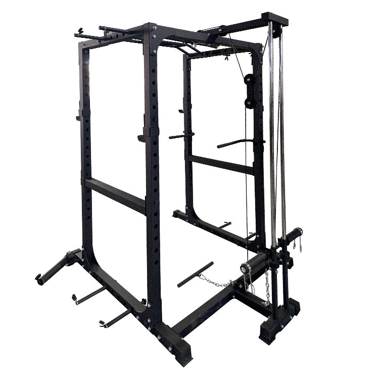 MAXIMUS Power rack with cable pulley system & landmine