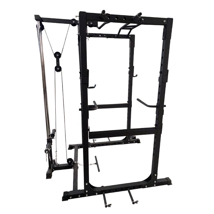 MAXIMUS Power rack with cable pulley system & landmine