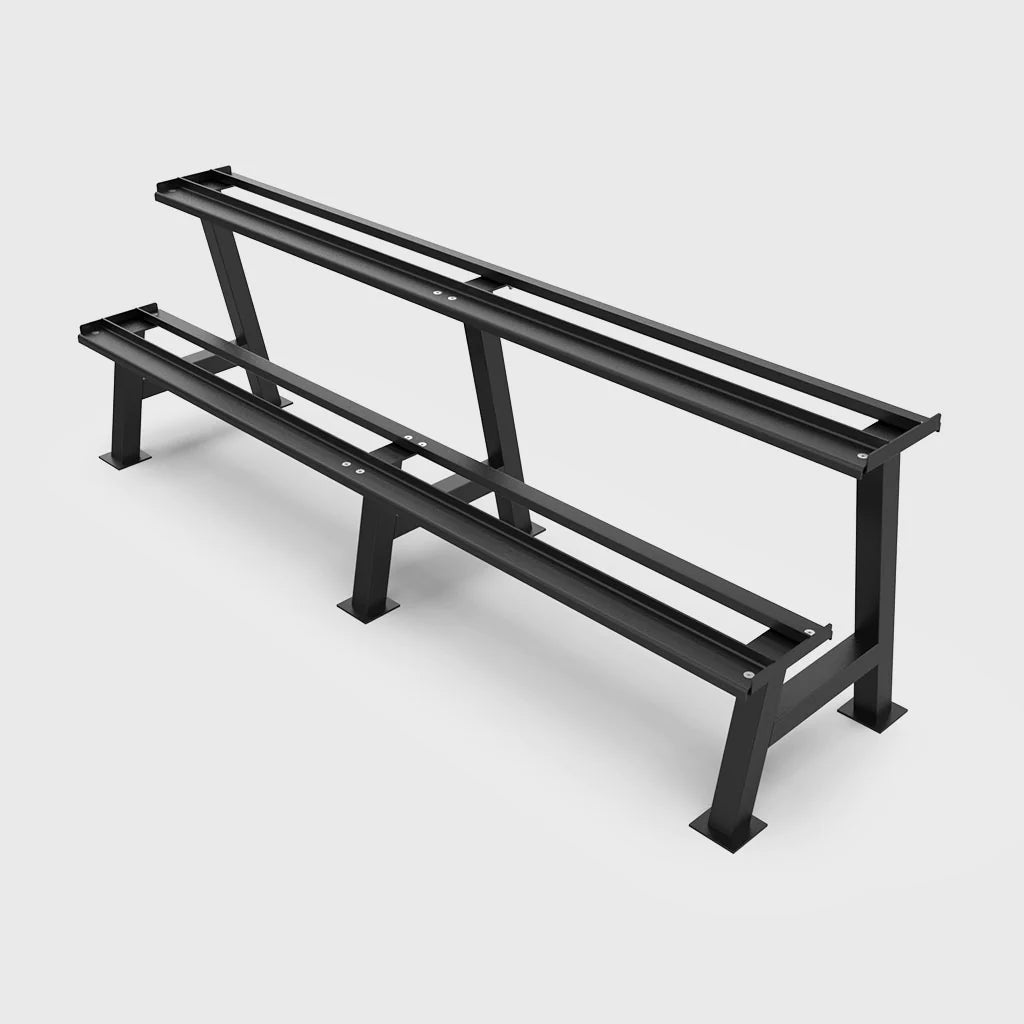 2 tier hex dumbbell rack to suit 2.5-30kg set