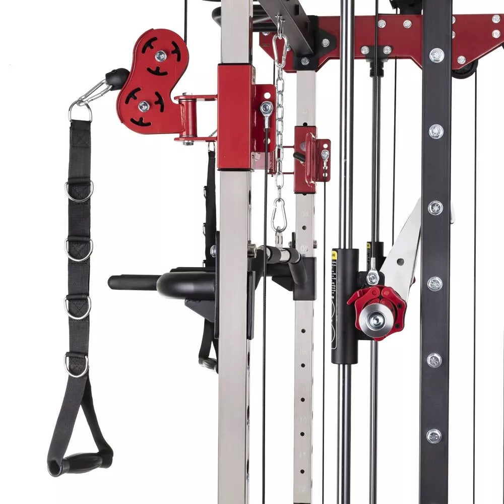 Multi function smith machine 120kg combined weight stacks