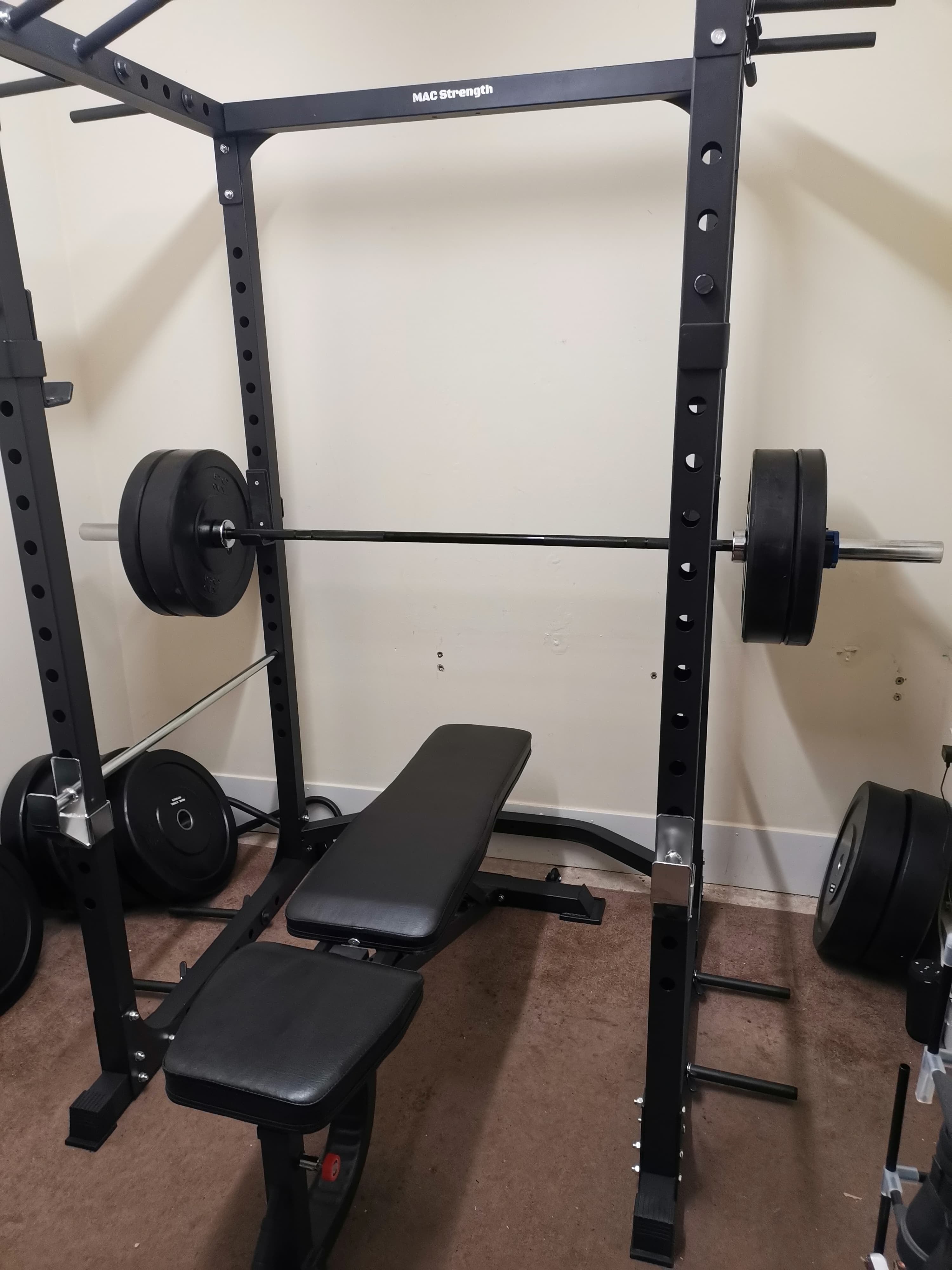 Wall mounted storage bumper plate holder (free delivery)