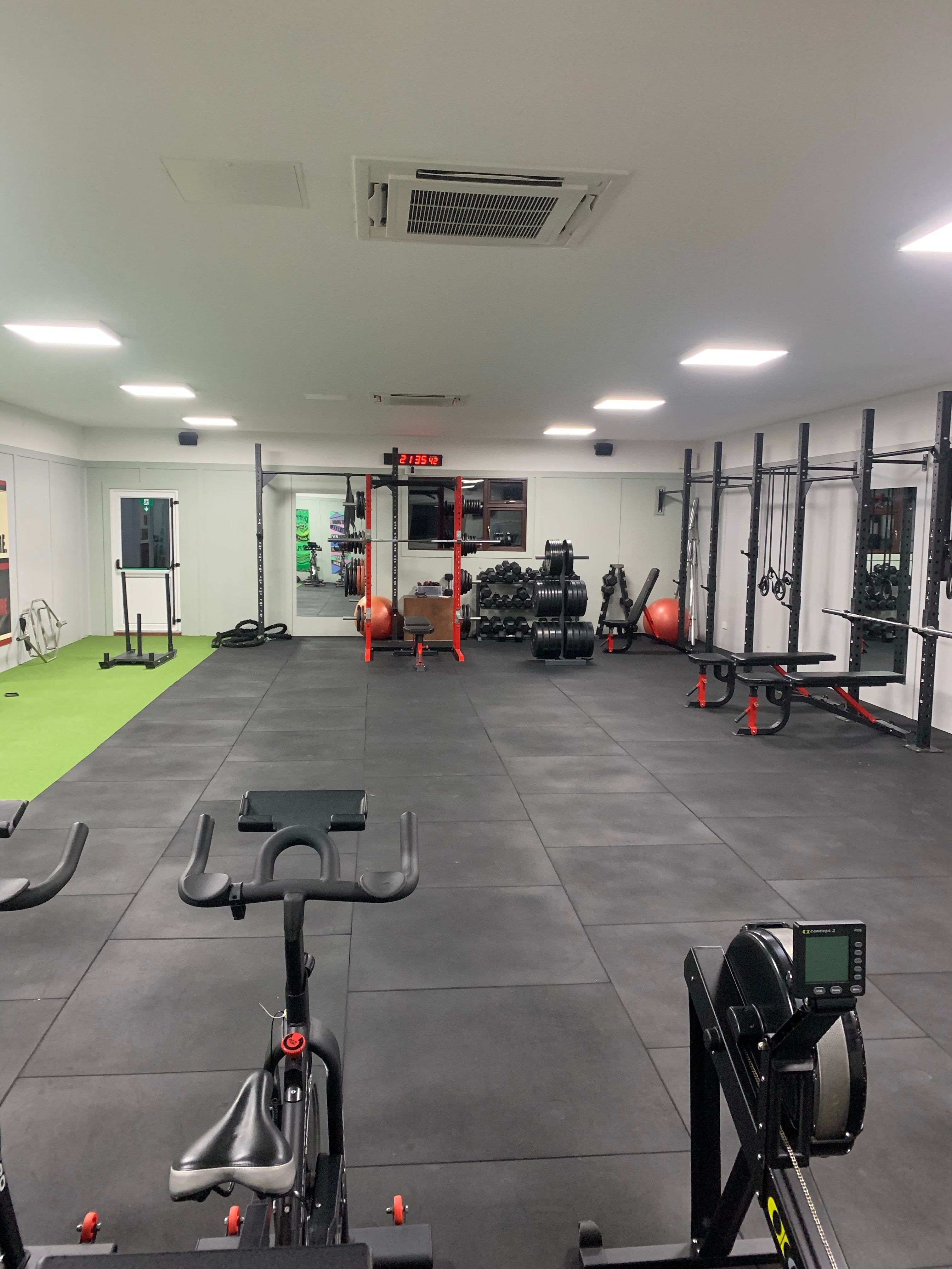 Anti Slip Rubber Gym flooring Tile 15mm