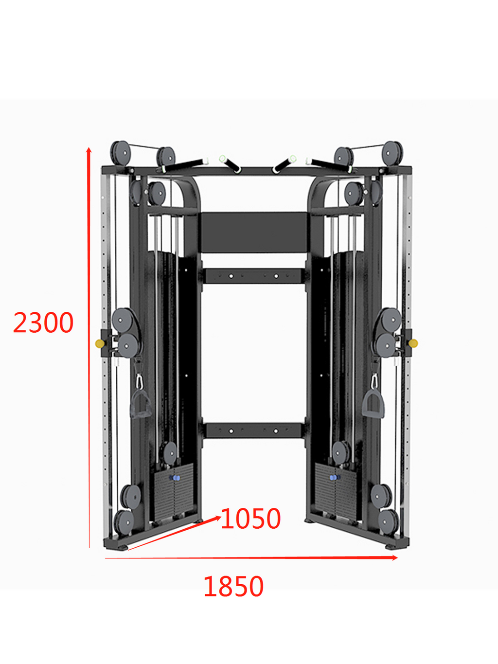 Dual adjustable pulley package/ Functional Trainer