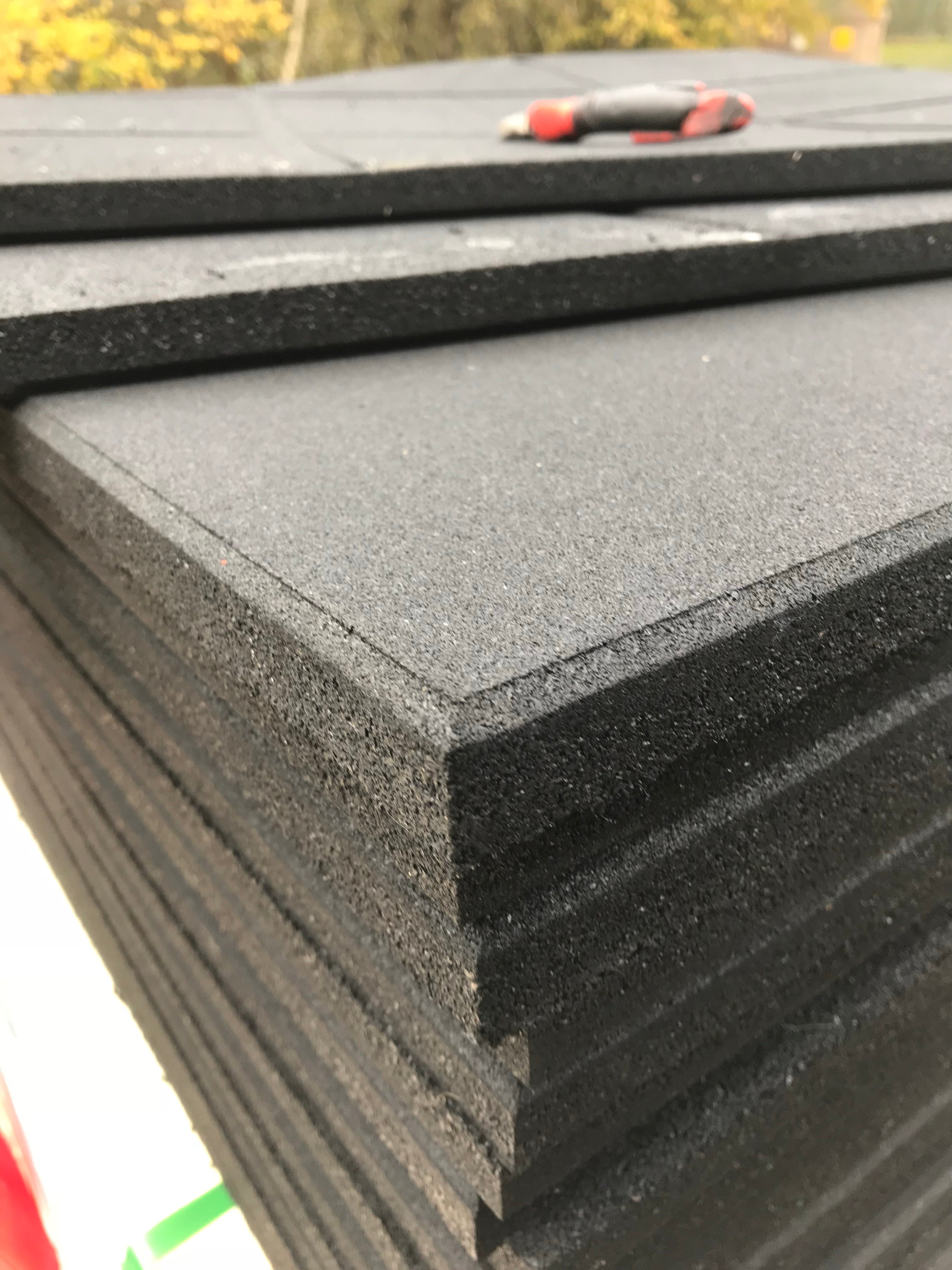 Rubber Gym flooring mats 20mm thick