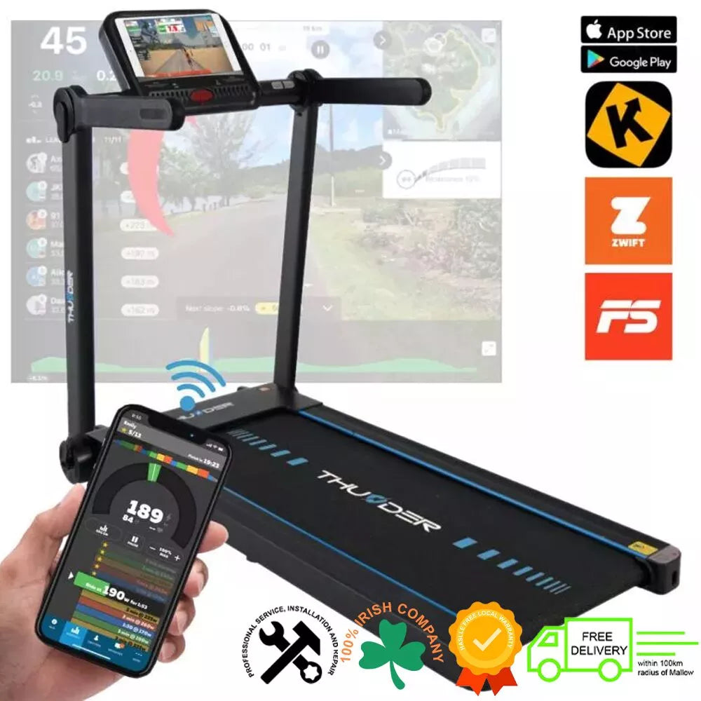 Impact folding walking treadmil