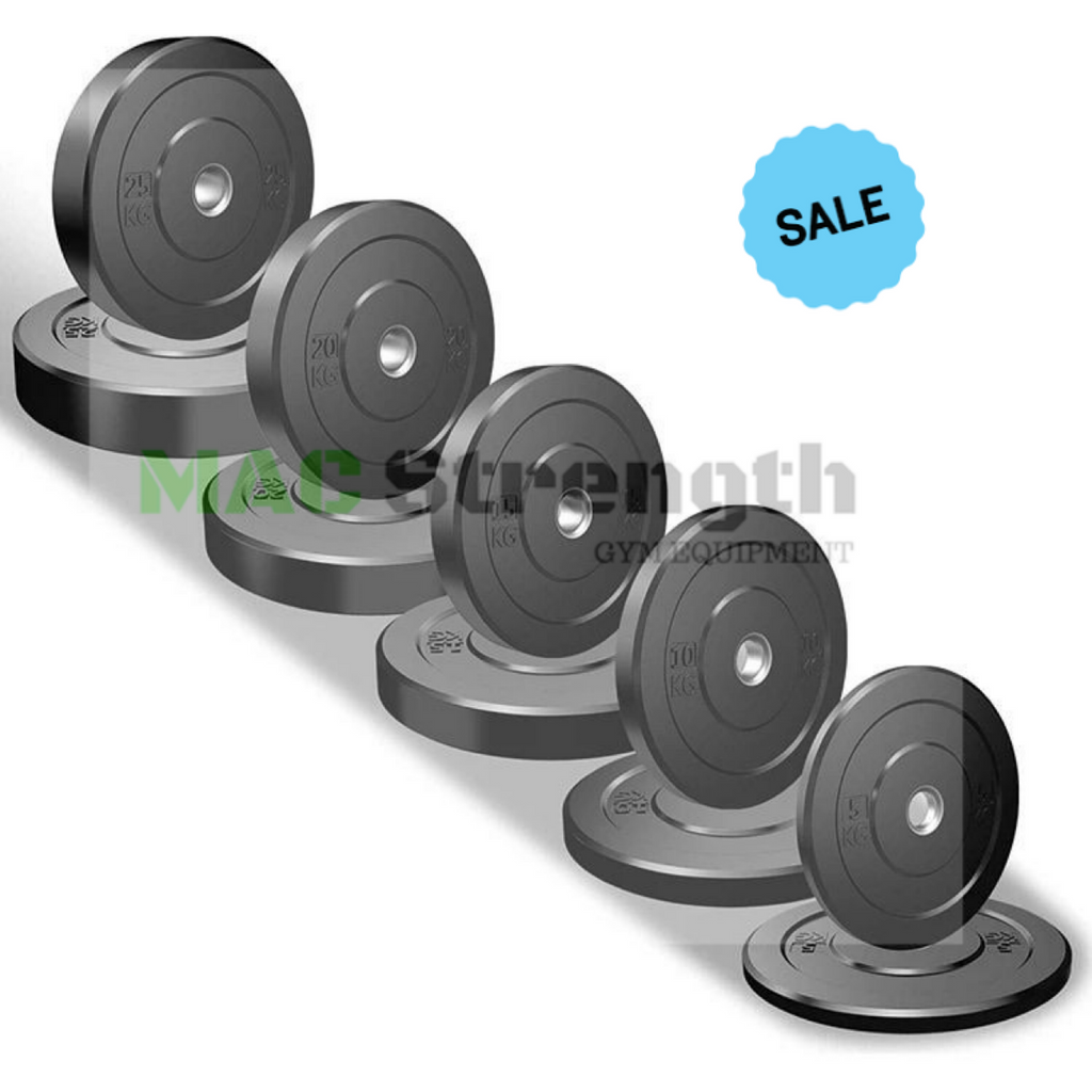 Bumper plates (Black) FREE DELIVERY UK & ROI – Mac Strength gym equipment