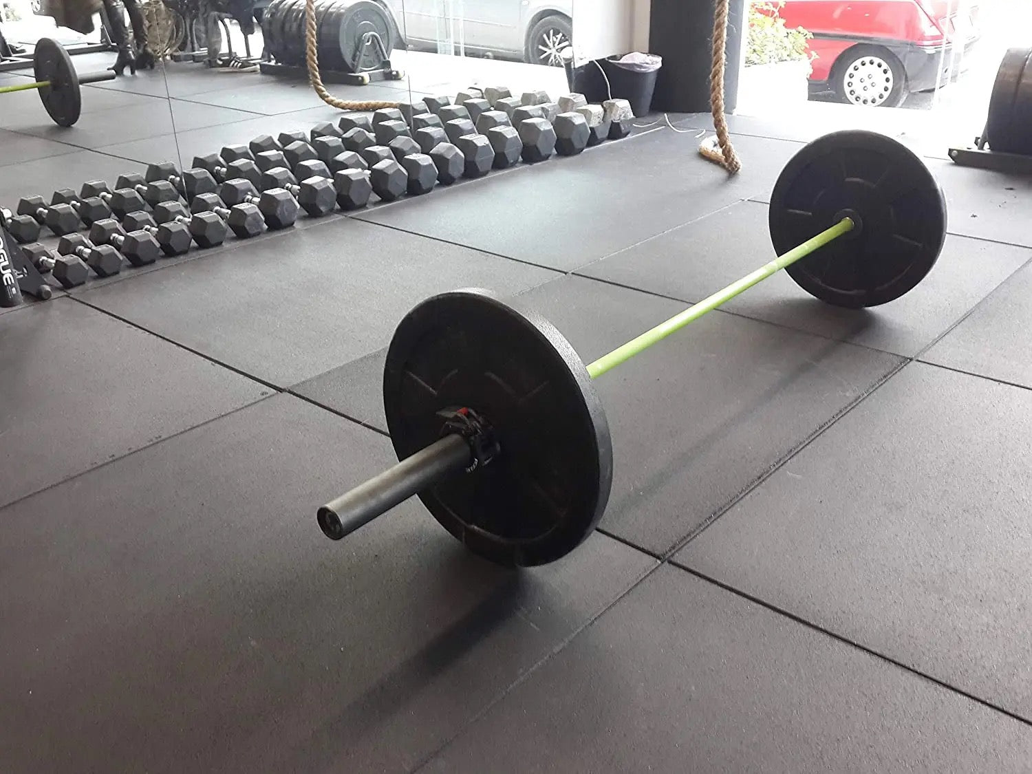 15mm non porous rubber gym flooring (Easy Clean)
