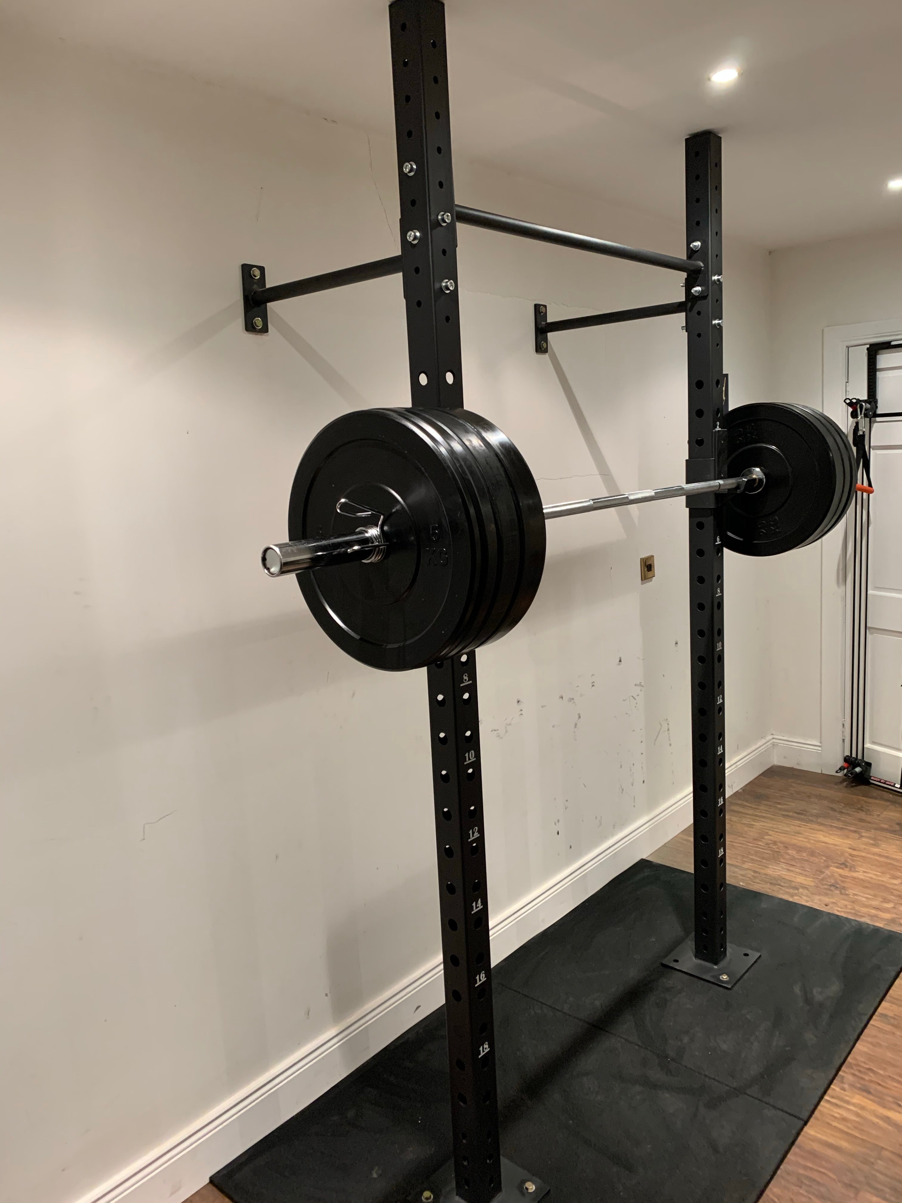 Wall Mounted Rig (Wall mounted squat rack)