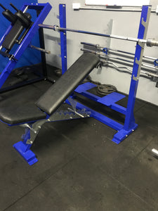 Commercial adjustable bench press