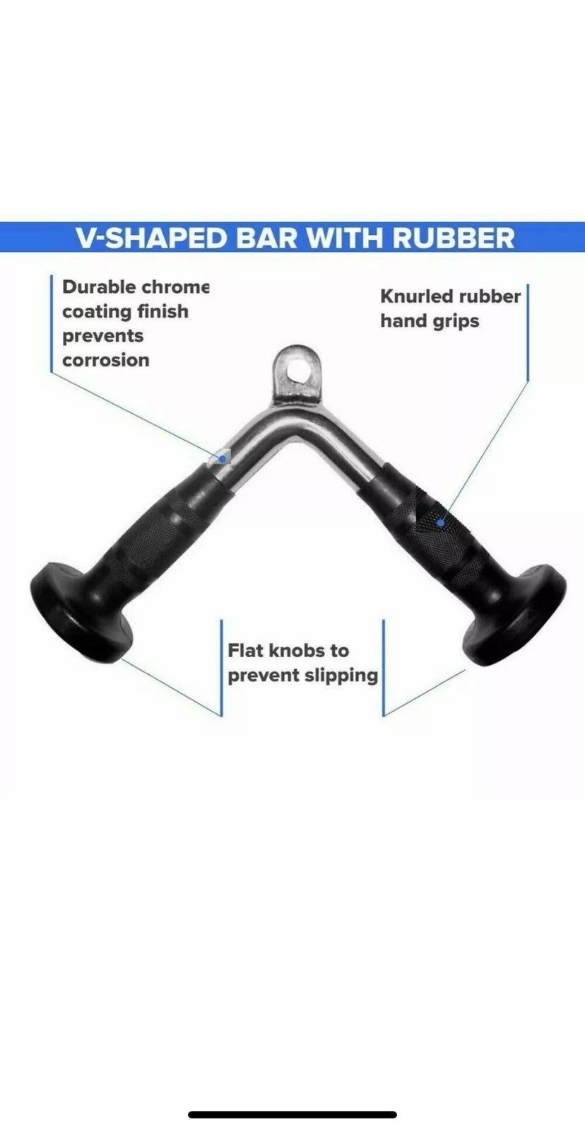 Tricep V bar Cable attachment (Free delivery)