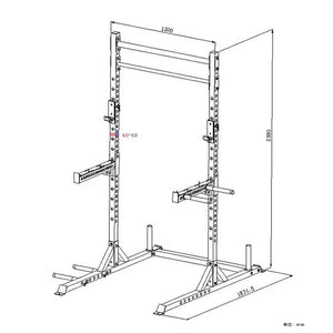 Half rack squat/bench stand **8ft tall** (Free delivery)