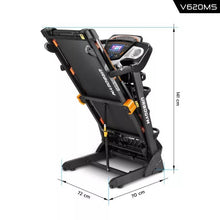 V620 ms Folding Treadmill + Wifi + 7” touchscreen  (Home/light commercial) free delivery
