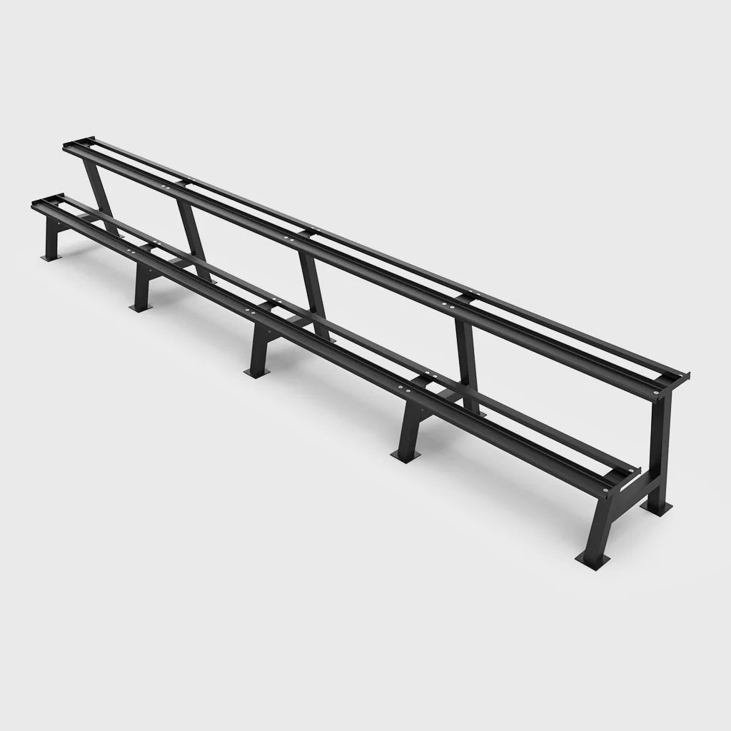 2 tier hex dumbbell rack to suit 2.5-50kg set