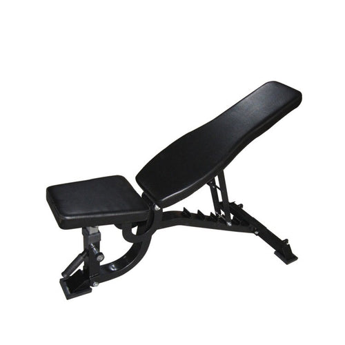 Adjustable weight bench (BLACK) (free delivery)