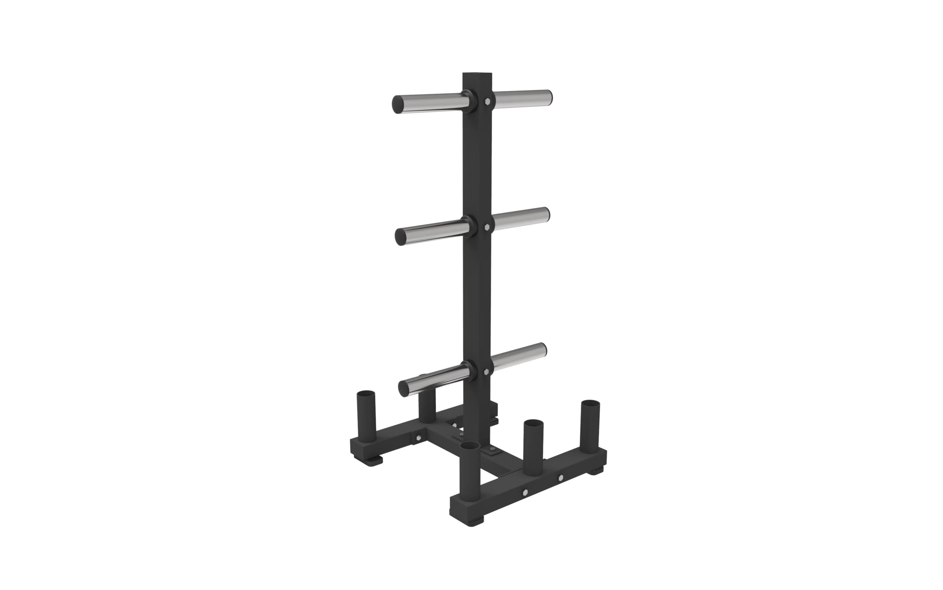 Bumper plate and barbell storage tree – Mac Strength gym equipment