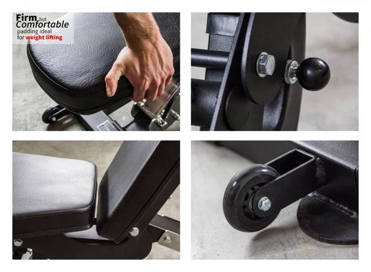 Elite commercial adjustable bench