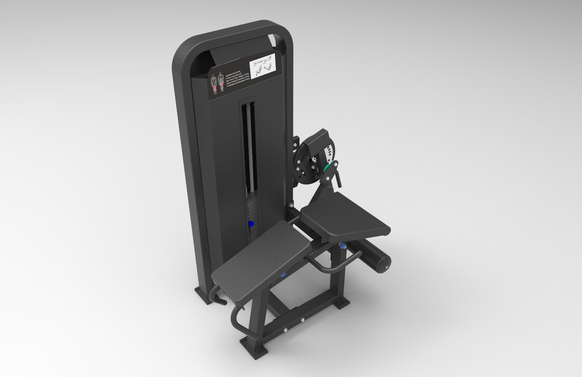 Leg curl/leg extension combo