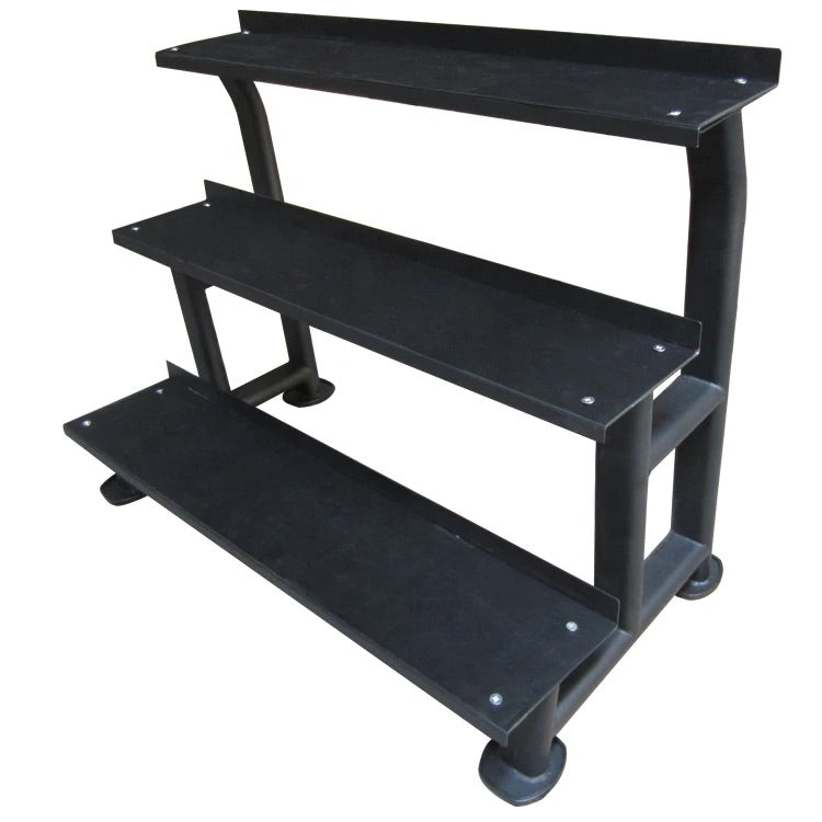 3 tier commercial kettlebell rack